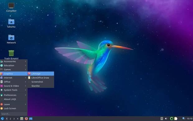 Lubuntu 19.04 Disco Dingo 32bitové a 64bitové Combo Linux živá instalace DVD PC Mac