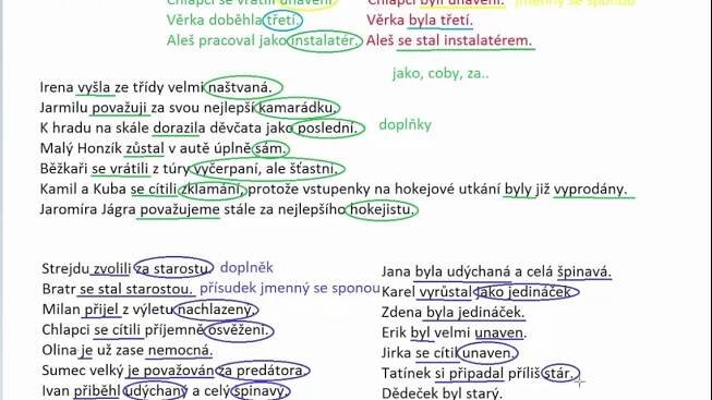 Doplněk - větný člen