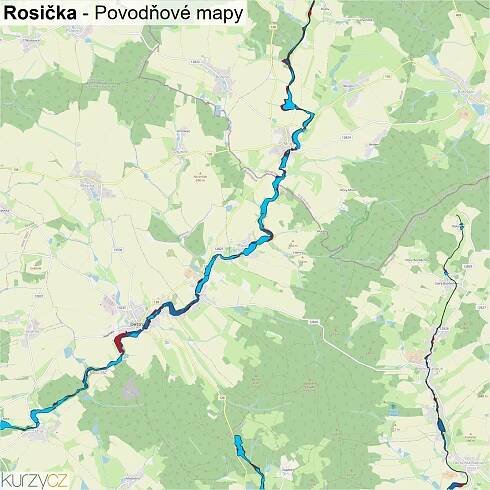 Rosička - mapy | Kurzy.cz