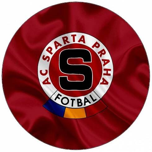 Jedlý papír Logo Sparta Praha 19,5 cm Pictu Hap - OzdobDort.cz 