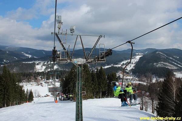 Sedačková lanovka Horní Bečva - Rališka (před rekonstrukcí)