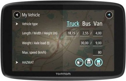 TomTom GO 6250 on-line navigace. Kamion, LKW, BUS, VAN - Mobily a chytrá elektronika