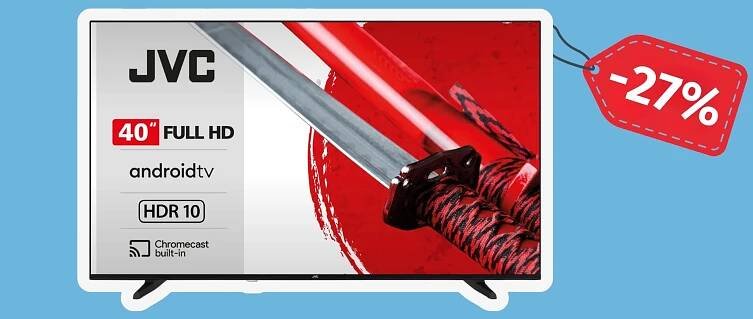 Známe kód, se kterým pořídíte o 27% levnější JVC Smart TV ještě výhodněji!