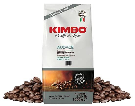 Kimbo Espresso Vending Audace 1kg ⇒ 349 Kč - Kimbo zrnková káva