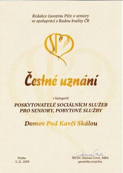 Domov Pod Kavčí skálou 
