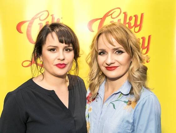 Herečky Petra Polnišová a Zuzana Šebová.