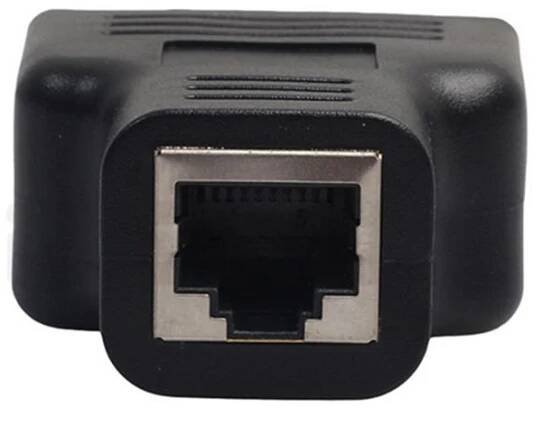 RJ45 Ethernet LAN síťový rozbočovač Y dvojitý adaptér 3portový spojovací konektor