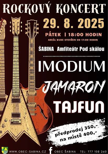 ROCKOVÝ KONCERT v ŠABINĚ | Město Krásno