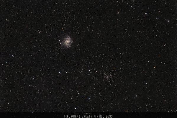 Astrophoto: Fireworks Galaxy - Caldwell 12 & NGC 6939 - 09/23