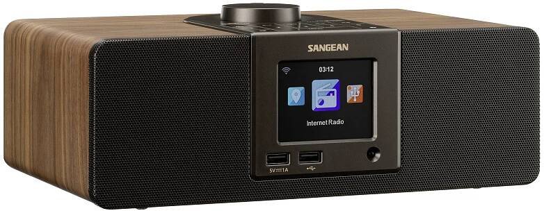 Sangean WFR-32 A500479 internetové stolní rádio, internetové, Bluetooth, AUX, USB, internet, vč. dálkového ovládání, čer