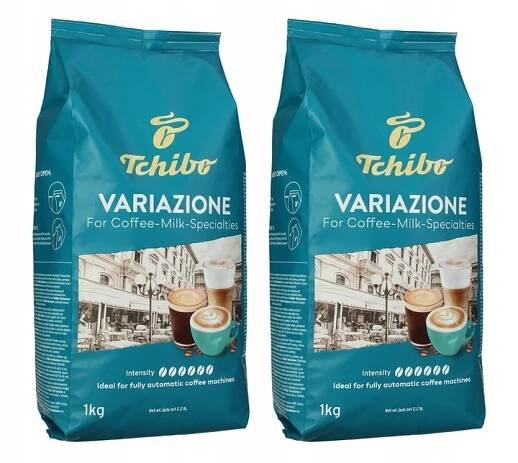Tchibo Variazione 1 kg (určeno pro mléčné kávy) Káva x2
