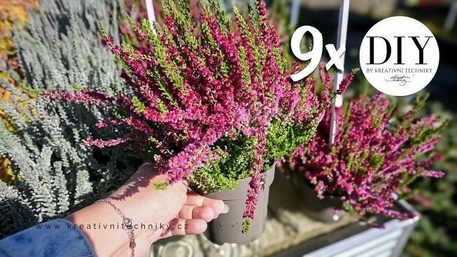 9 tipů na podzimní dekorace z vřesu Snadná DIY inspirace