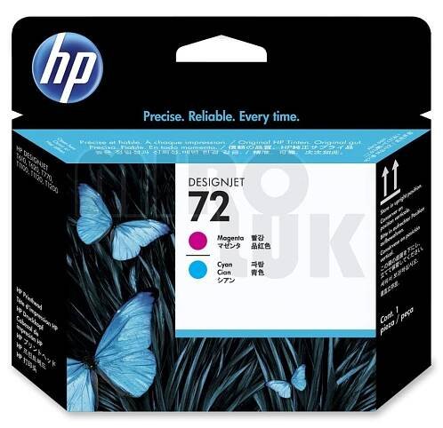 Tisková hlava HP č.72 - C9383A (Azurová a purpurová)