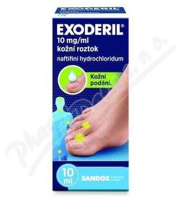 Exoderil 10mg/ml kožní roztok 10ml