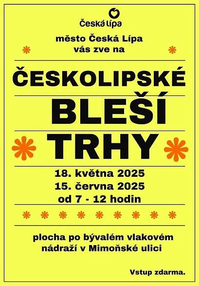 Vážení příznivci kultury, týden se s týdnem sešel, a proto je ten správný čas na tipy na kulturní akce v České Lípě na následující dny. pátek 16. května Stíny a ozvěny Herecký a recitační kroužek při českolipském gymnáziu zve na své pásmo poezie, začíná se od 17:00 v knihovně na nám. T.G.M. Českolipská pěnice zuška pořádá již 13. ročník soutěže v populárním zpěvu na mikrofon. Soutěž se koná po celý den a je veřejnosti přístupná. Pokud tedy chcete podpořit talentované zpěváky a zpěvačky, můžete si přijít podívat sobota 17. května  Farmářské trhy  rozšířené farmářské trhy na náměstí Dr. E. Beneše se tentokrát zaměří na sadbu a květiny, nakoupit si můžete přijít od 8 do 16 hodin Pištec 2025 v DDM Libertin pořádají 14. ročník přehlídky dětských amatérských flétnových souborů, přehlídka začíná od 10:00 Tomáš Klus – Tady to máš tour oblíbený český písničkář Tomáš Klus se spolu s kapelou vydává na tour ke své poslední desce a zastaví se na vodním hradě Lipý, kde od 19:30 zahraje. V rámci večera oslaví 25 let své existence Charita Česká Lípa  Sosnová Classic svátek motorismu proběhne částečně i v České Lípě! v 11 hodin dorazí na náměstí T.G.M. cca 600 motorek a bude se křtít plastika Václava Vondřicha, kompletní info najdete zde  nebo zde. Program na Autodromu v Sosnové bude trvat i v neděli 18.5. Upozorňujeme občany, že kvůli příjezdu motorek budou v sobotu 17.5. do cca 13h nefunkční semafory ve městě neděle 18. května  Bleší trhy první českolipské Bleší trhy proběhnou na ploše po bývalém nádraží Česká Lípa město, vstup je zdarma a přijít můžete od 7 – 12hod. Upozorňujeme, že je na ploše čerstvě rozhrnutá zemina a vysetá tráva. Pohybujte se zde opatrně, případně terénu přizpůsobte obuv. Pyšná princezna kdo by neznal pyšnou princeznu Krasomilu napravenou díky lásce krále Miroslava? Klasická pohádka v divadelním provedení začne v Jiráskově divadle od 15 hodin, vstupné je 120 Kč, na představení zbývají poslední vstupenky   úterý 20. května  M.D. Rettigová – vraž do toho kupu vajec tradiční přednášku v městské knihovně na nám. T.G.M. v České Lípě povede tentokrát spisovatelka Martina Bittnerová, která posluchačům představí poutavý příběh této slavné české kuchařky a začíná se jako vždy v 17:00 Shards vernisáž výstavy výtvarníka a hudebníka z České Lípy Jakuba Lopušana začne v Centru textilního tisku v 17:00  KINO CRYSTAL 16.5.Pá – vždy v 17.30  THUNDERBOLTS*3D /127 min./od 160,-/česky/příst.12+/ USA. Marvel Studios a parta “veteránských” antihrdinů představují „Thunderbolts*“, neuctivou týmovku včele s depresivní vražedkyní Yelenou Belovou (Florence Pugh). Ve filmu se kromě několika nových zajímavých tváří vracejí na plátna kin také postavy z Marvel Cinematic Universe Bucky Barnes (Sebastian Stan), Red Guardian (David Harbour), John Walker (Wyatt Russell), Taskmaster (Olga Kurylenko), Ghost (Hannah John-Kamen) a Valentina Allegra de Fontaine (Julia Louis-Dreyfus). Film Thunderbolts* režíruje Jake Schreier a produkuje Kevin Feige. Výkonnými producenty jsou Louis D’Esposito, Brian Chapek, Jason Tamez a Scarlett Johansson... 15.5.Čt – 16.5.Pá – vždy ve 20.00  NEZVRATNÝ OSUD: POKREVNÍ LINIE /109 min./od 150,-/titulky/příst.15+/ USA. Nejnovější pokračování populární hororové série od studia New Line Cinema nás zavede zpět na úplný začátek temné a neúprosné hry osudu. Hlavní hrdinkou je vysokoškolačka Stefanie, kterou pronásledují děsivé noční můry plné násilí. Ve snaze odhalit pravdu se vrací domů, kde se snaží najít jediného člověka, který by mohl přerušit řetězec tragických událostí a zachránit její rodinu před nevyhnutelným osudem... 16.5.Pá – pouze v 15.30  JEŽEK SONIC 3 /111 min./od 140,-/česky/příst./ USA. Modrý ježek Sonic je bezko