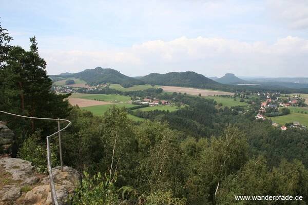 Lilienstein - Wandern Sächsische Schweiz - Wanderziele und Wanderungen im Elbsandsteingebirge und Nationalpark