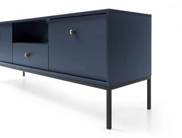 Televizní stolek CORANICA, modrá