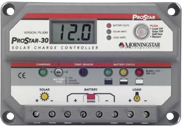 Morningstar ProStar PS-30M solární regulátor nabíjení PWM 12 V, 24 V 30 A