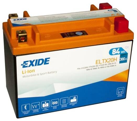 Exide ELTX20H 12V 7Ah 380A