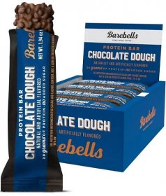 Barebells Protein Bars Chocolate Dough - 12 Count, 1.9oz Bars - Protein Snacks with 20g of High Protein