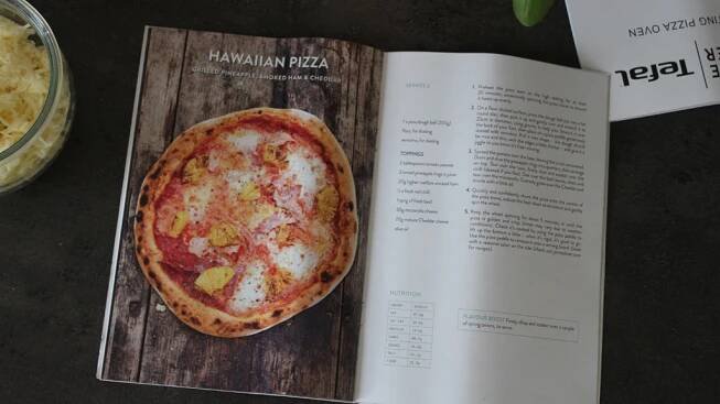 Einzeltest Pizza Pronto Pizzaofen JM4130 Rezepteheft