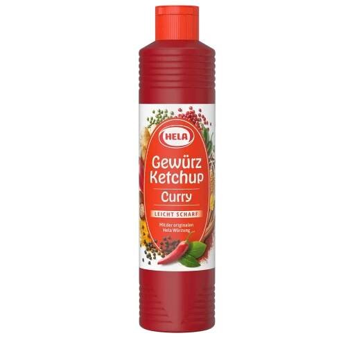 Hela Gewürz Ketchup Curry leicht scharf 800ml
