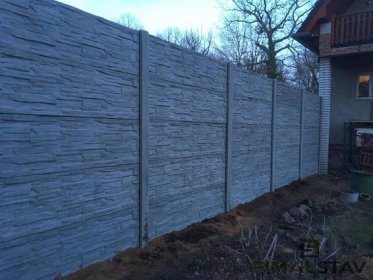 Betonové ploty FIMALSTAV, nejlevnější betonový plot na českém trhu