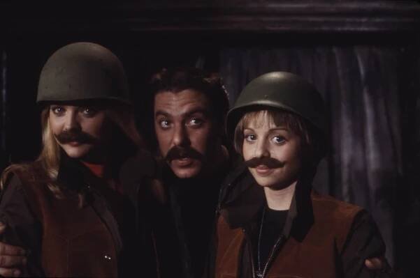 Michelle Pfeiffer, Wendy Goldman, and Bruce McGill in Delta House (1979)