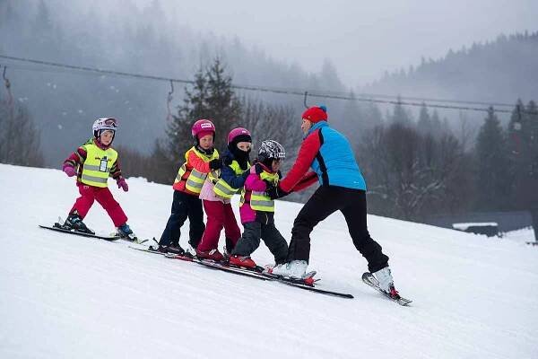 Sjezdovka Horal ve Ski areálu Razula Velké Karlovice.