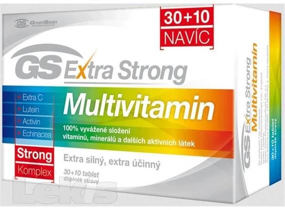 GS Extra Strong Multivitamin tbl. 30+10