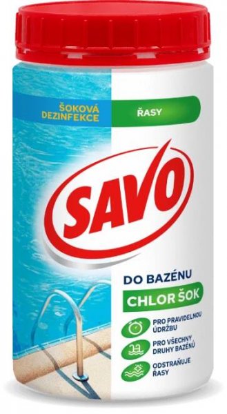 Balení přípravku Savo Chlor šok