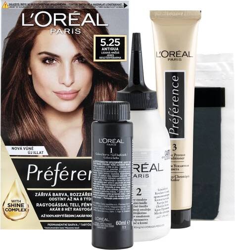 L'ORÉAL PARIS - Préférence 5.25 Antigua ledová hnědá - Kosmetika a parfémy