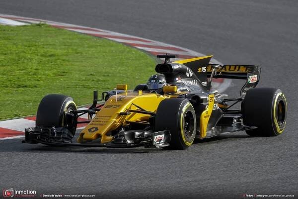 Curva Banc Sabadell Nico Hulkenberg Renault