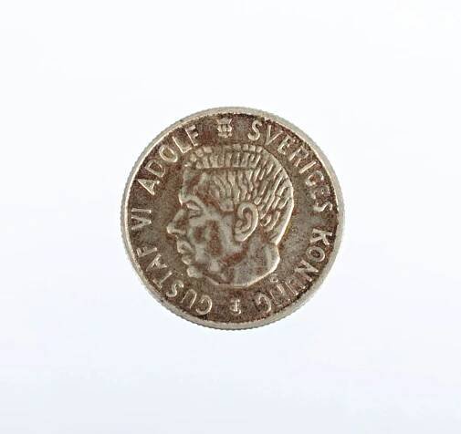 Stříbrná mince 2 Koruny švédské - Král Gustav VI. Adolf 1957 | Numismatika | Starožitnosti - Galerie USTAR