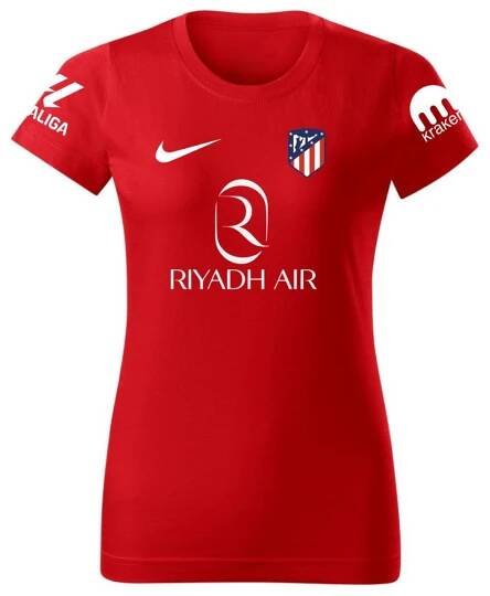 Dámské Tričko Atlético Madrid - Červené