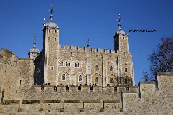 External view of the Tower of London