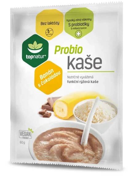 TOPNATUR PROBIO KAŠE 60 G - BANÁN