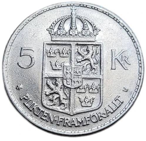 Švédsko 5 korun 1972 - Král Gustav VI. Adolf (1950 - 1973)