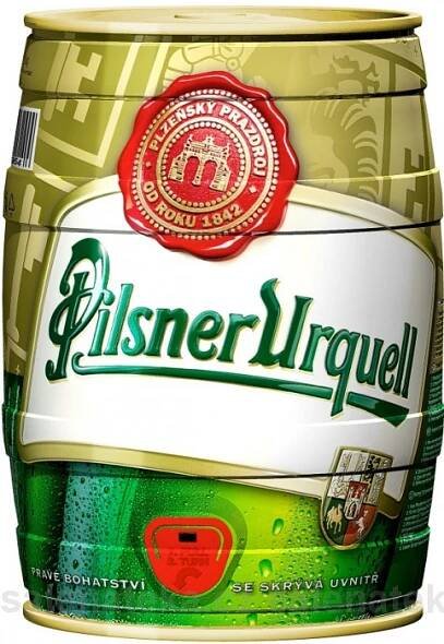 VINOTÉKA | PIVOTÉKA | PILSNER URQUELL světlý ležák 12° 5l soudek