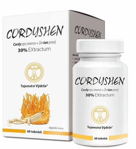 CORDYSHEN cordyceps + ženšen 60 tobolek