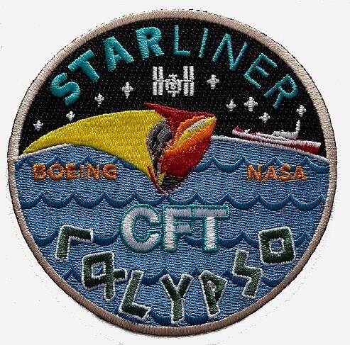 Boeing Starliner Calypso CFT Commemorative Patch