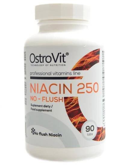 OstroVit Niacin 250 No flush 90 tablet vitamin B3 | NAMAKANEJ.cz