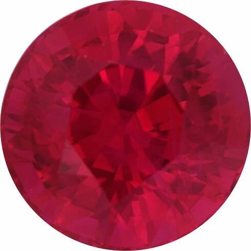 6.04 mm Red Round Ruby