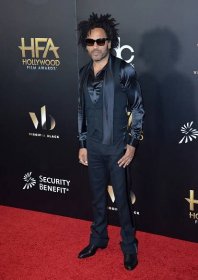 Lenny Kravitz long hair awesome facts