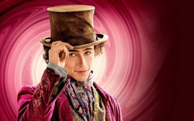 USA. Timothee Chalamet in a the (C)Warner Bros new film: Wonka (2023) . .Plot: The story will focus specifically on a young Willy Wonka and how he met the Oompa-Loompas on one of his earliest adventures. .Ref: LMK106-J10336-011223.Supplied by LMKMEDIA. Editorial Only. Landmark Media is not the copyright owner of these Film or TV stills but provides a service only for recognised Media outlets. pictures@lmkmedia.com