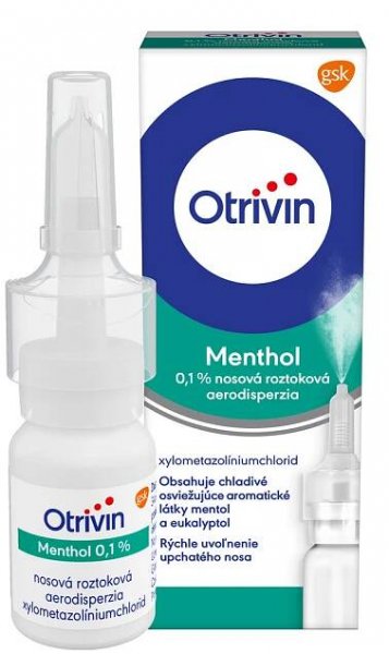 Otrivin Menthol 0,1% aer.nao.1 x 10 ml