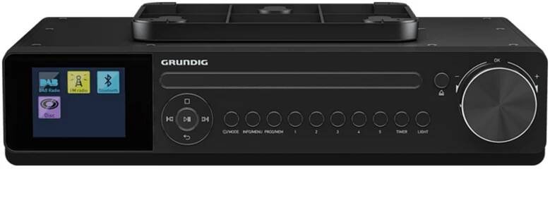 Grundig DKR 2000 BT DAB+ CD - Audiosystem - 2 x 3 Watt - Schwarz (GKR1050)