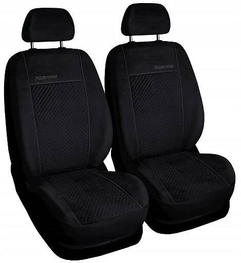 Auto poťahy PRESTIGE čierne predné
