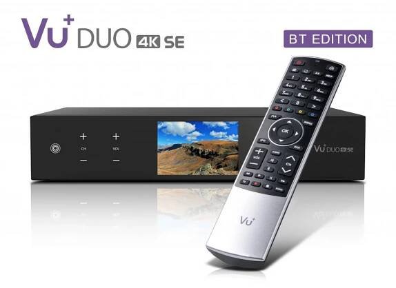 VU+ DUO 4K SE BT Edition (1x dual FBC DVB-S2X tuner) + Konfigurace linuxového přijímače ZDARMA! - TVdigitalne.cz