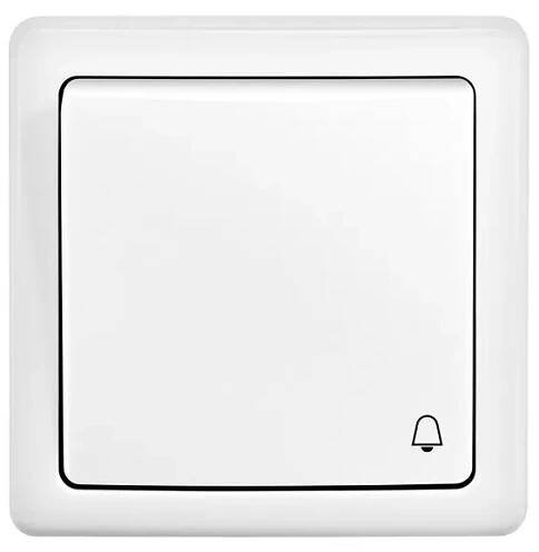 ABB Tlačítko 1/0 SWING, se symbolem zvonku, 10 A - 250 V, bílé nakoupit u OBI